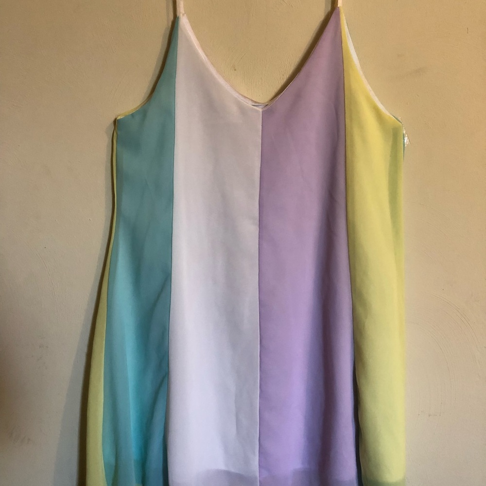 Color block nightgown
